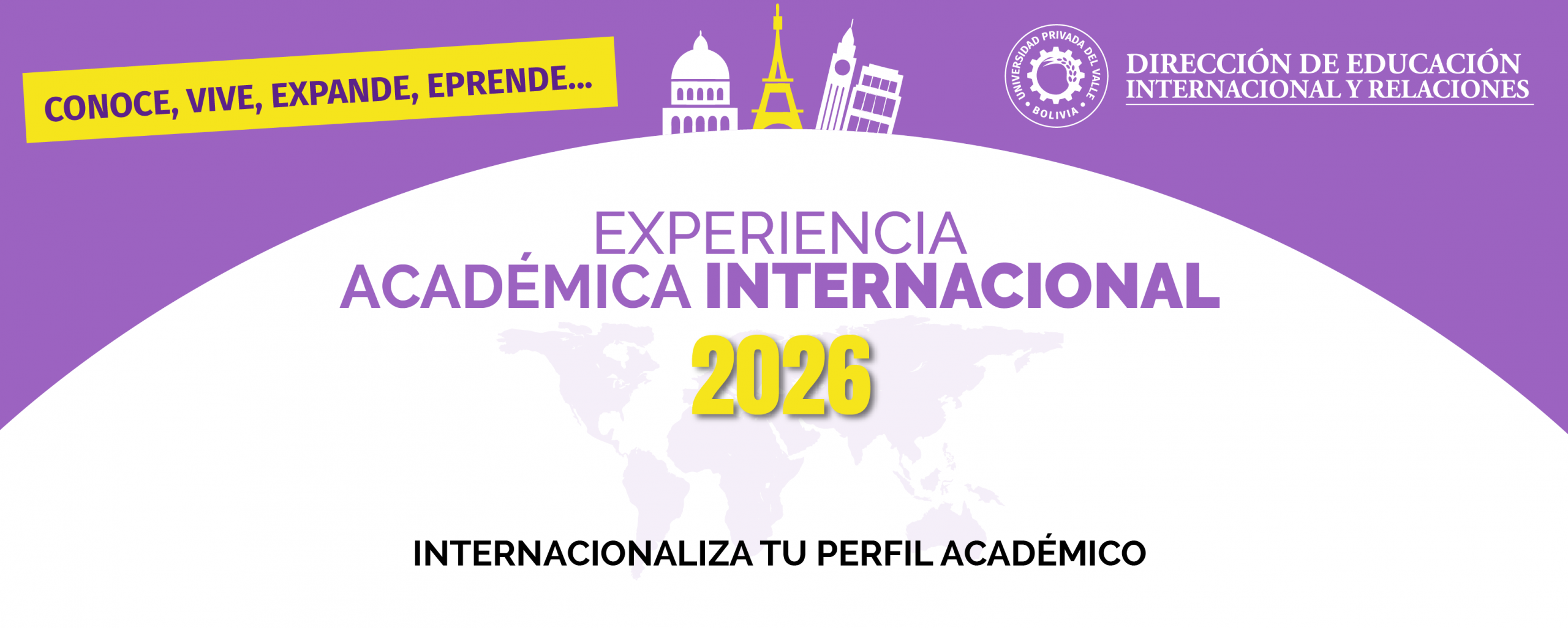 Submenú Internacional